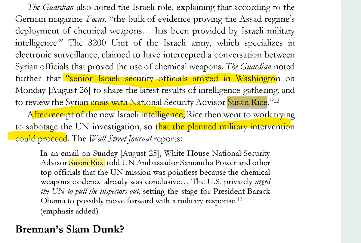 WVanwagenen's tweet photo. Israel fabricated intelligence claiming Assad carried out the 2013 Ghouta attack and sent a team of officials to the White House to pressure Obama to move ahead with the planned US strikes. https://t.co/P72vu4Q1pB