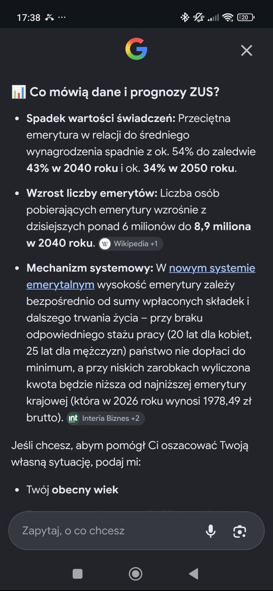 kubabulira's tweet photo. @HerbowePioro @piotr_mosak To już się dzieje i ZUS to potwierdza mistrzu... https://t.co/Vyr4N9yvRk
