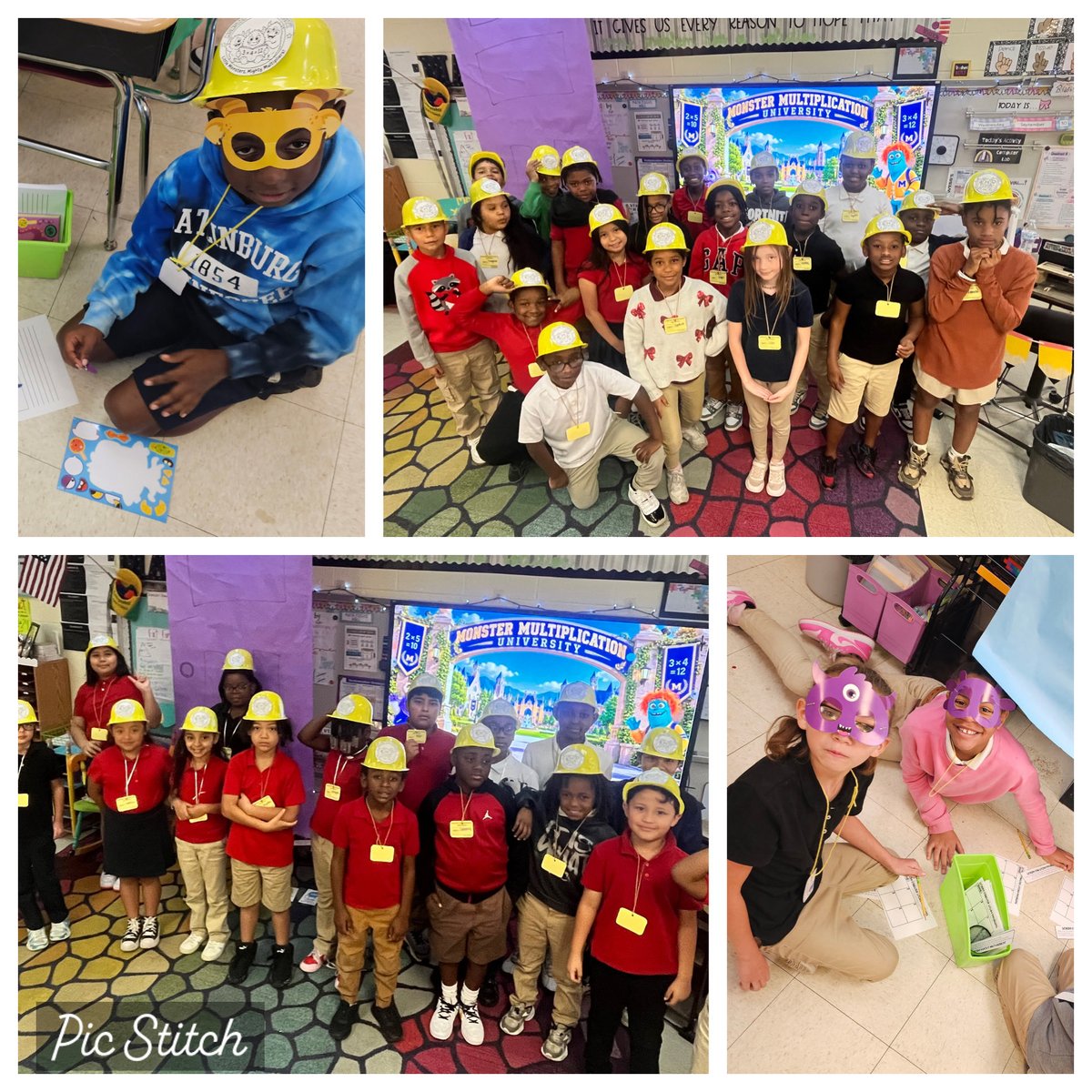 ArlingtonJmcss's tweet photo. 3rd Grade went to Monster Multiplication University! Scholars put their math skills to work thru hands-on activities, collaborative challenges, & LOTS of problem solving! #MemorableLessons WTG Way Cardinals on becoming MONSTERS at multiplication! #MathIsFun @DrShemon @JMCSchools https://t.co/QLcgd2e5Ox