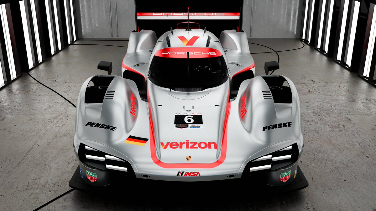 dr_designmotor's tweet photo. Verizon Porsche 963 Livery Concept
During this year, @Team_Penske has produced some throwback liveries for the celebration of the 60th anniversary. One of the most beautiful livery was the Indycar @Verizon metal.
#Imsa
#porsche 
#penskeracing 
#penske 
#petitlemans https://t.co/kDy2m6XJWW