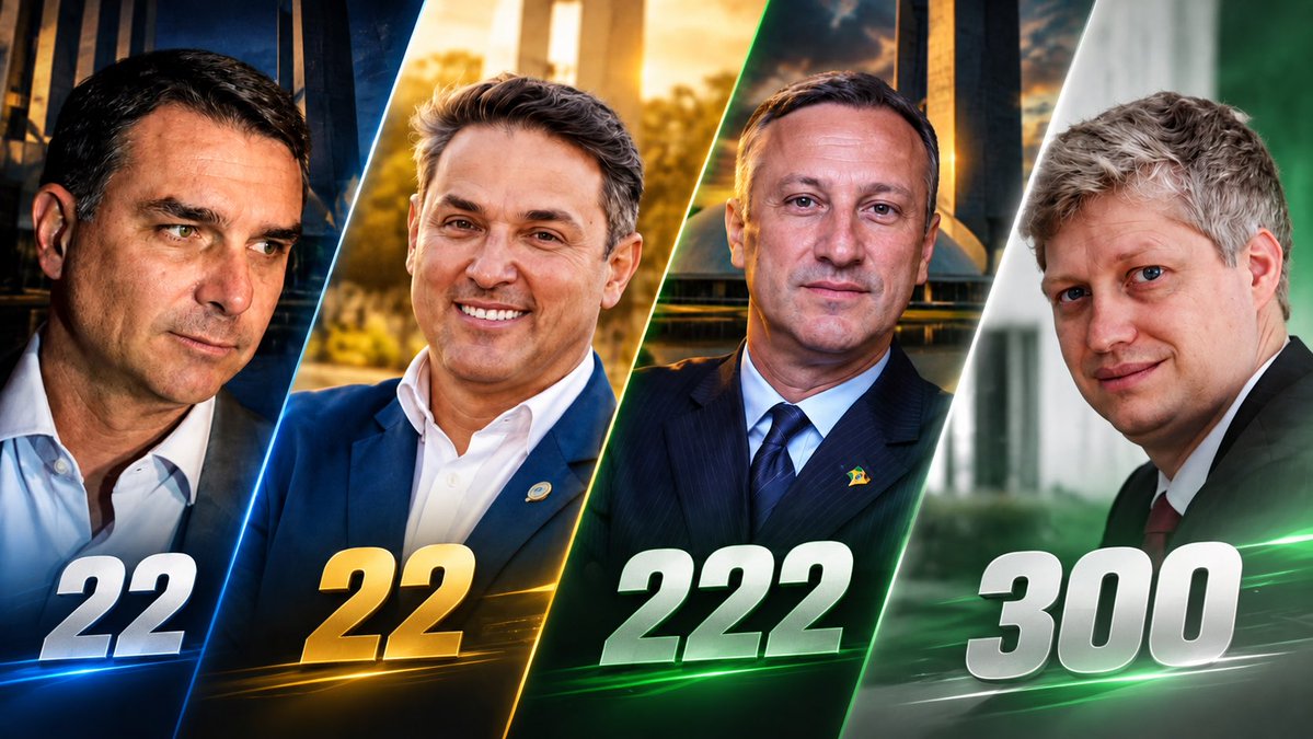 ericlinsg's tweet photo. Senhores, amanhã no RS, a estrutura e clara:

22 para Presidência e Governo - Flávio e Zucco

E para senadores: 

222 - Sanderson
300 - Marcel Van Hatten

Deus abençoe o Brasil. https://t.co/MrxUlC4Q1V