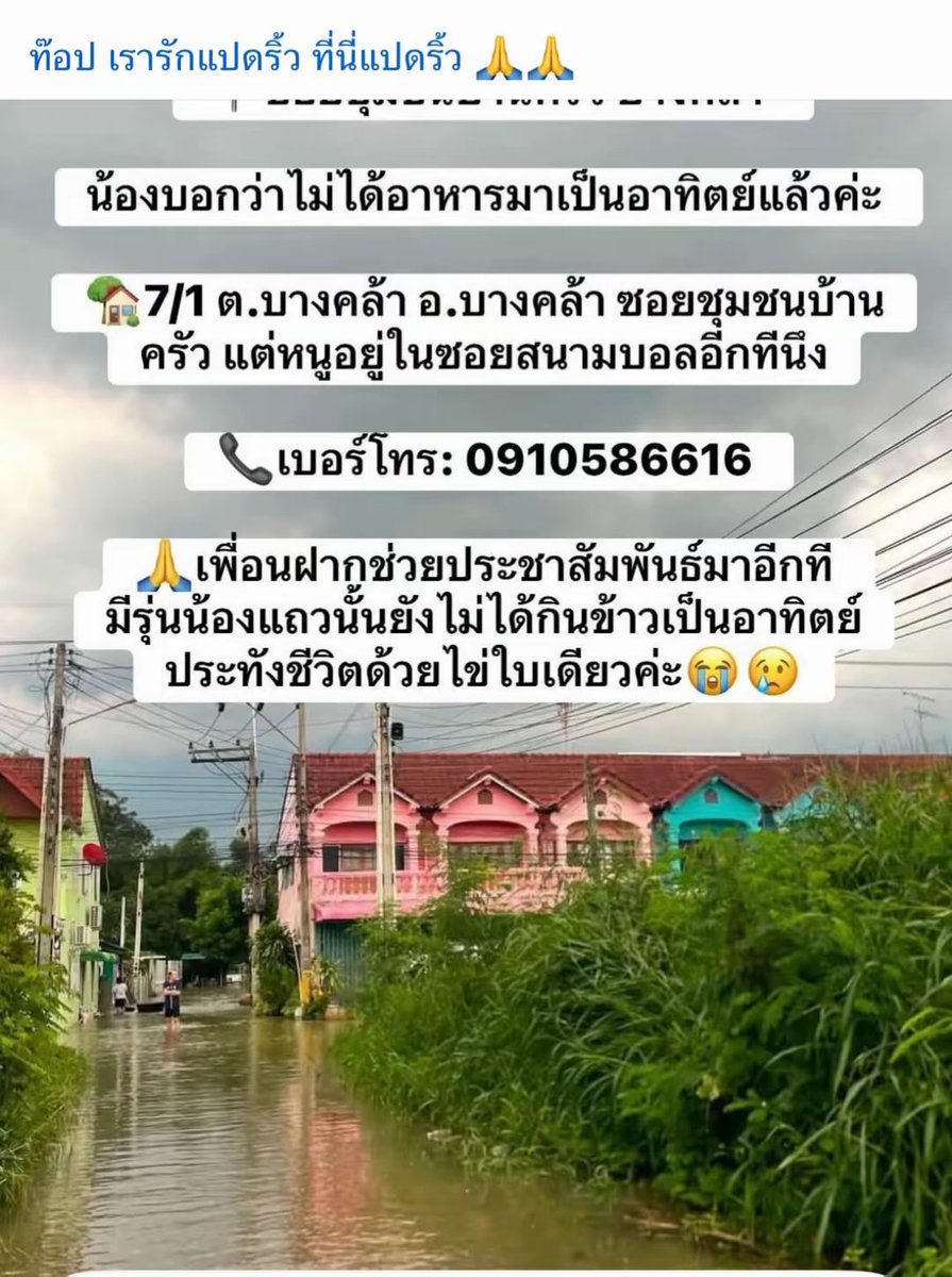 Angel22za's tweet photo. ยังเห็นชาวบ้านเป็นคนอยู่ไหม ….ฉะเชิงเทราเป็นเขตเศรษฐกิจ หรือแค่เศษตีนพวกท่าน
บางคนอดข้าวมื้อเดียวก็เป็นลมแล้ว นี่คุณให้คนหลายชีวิตอดข้าวมาหลายวันได้ยังไง ใครหิวเเสงมาช่วยจังหวัดนี้เลยคับ  #น้ำท่วม69 #โหนกระเเ�� #สสก้าวไกล #บางคล้า #น้ำท่วม2569 https://t.co/G1hS8IZgtk
