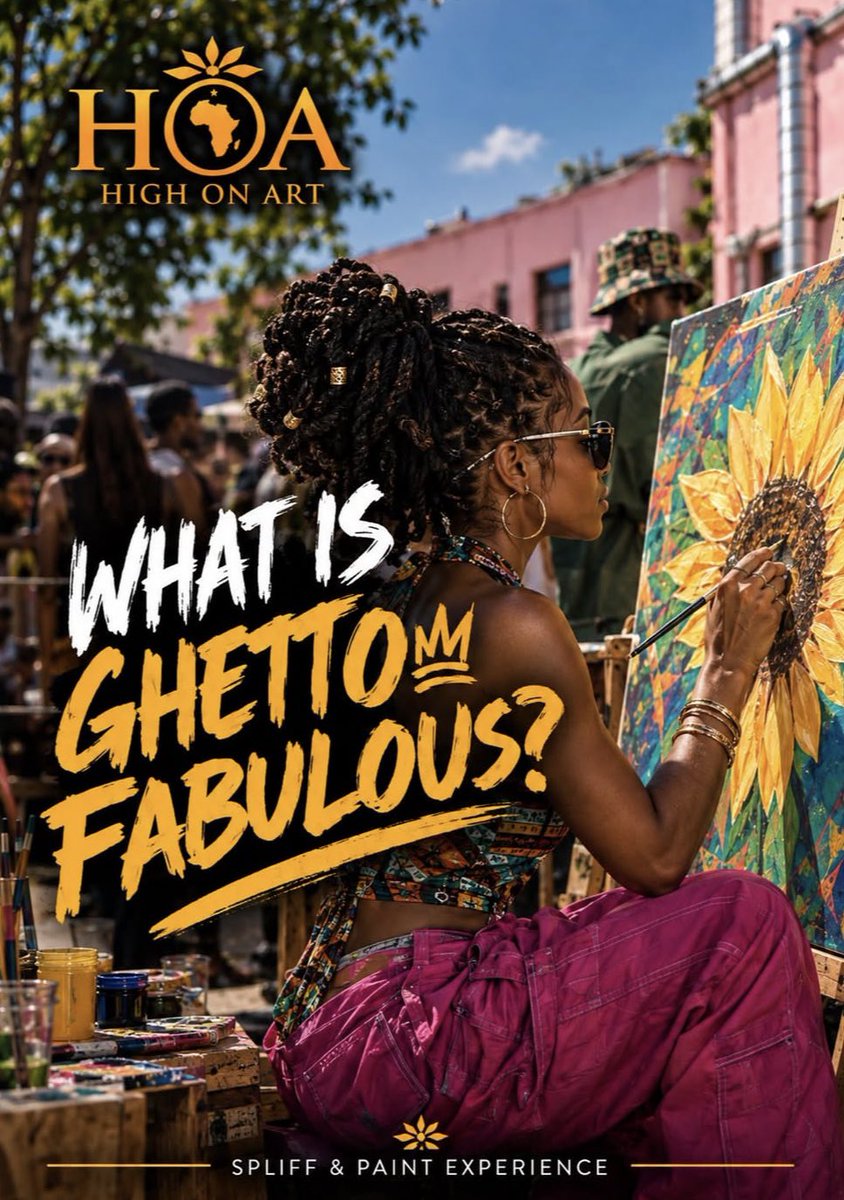 HighOnArtZa's tweet photo. 🇿🇦💚🍃

It’s in the way we show up.
The way we turn nothing into something. 
The way we make a plan.
The music, the fashion, the creativity, the humour, the hustle, the vibes.

But beyond the laughs &amp; the drip, Ghetto Fabulous is about Ubuntu.

24 October

https://t.co/qH2p39JXdZ https://t.co/HmkJdSuvqj