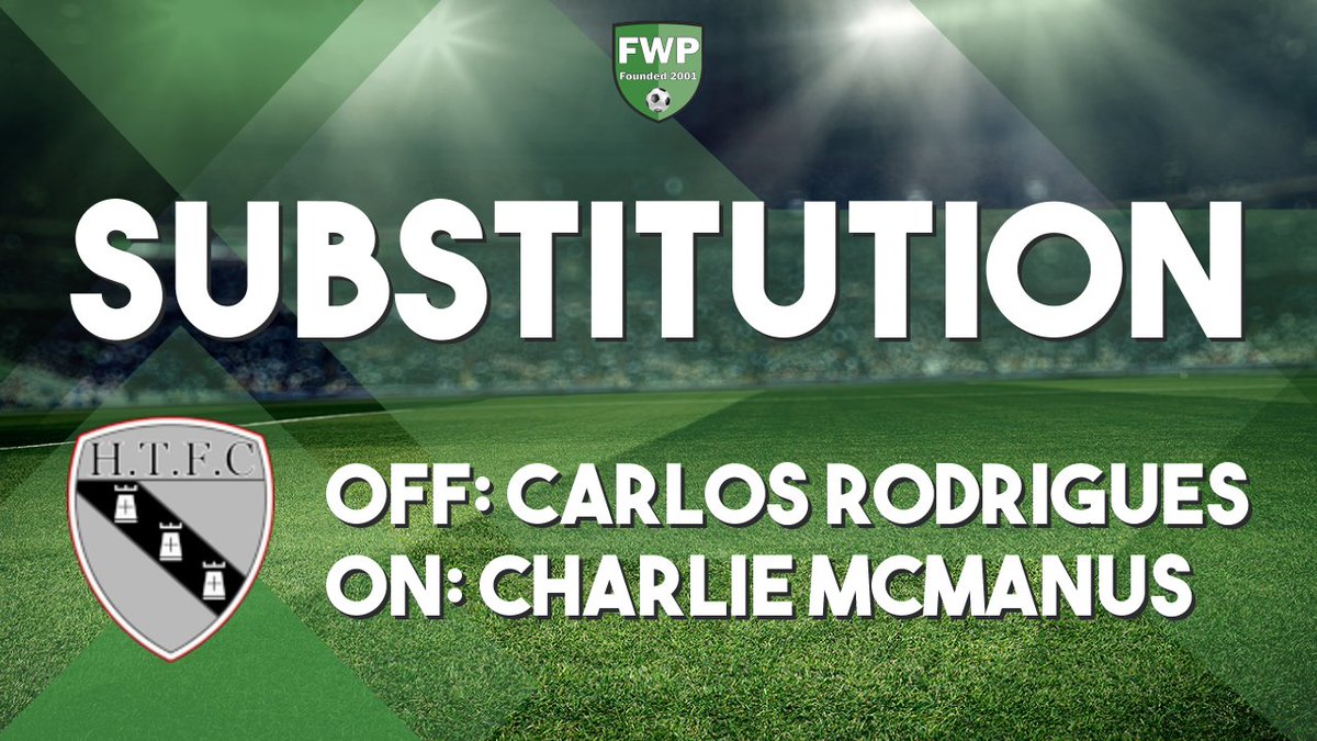 pcfc1906's tweet photo. SUB: Charlie McManus replaced Carlos Rodrigues (85') https://t.co/9HwiT6k48w
