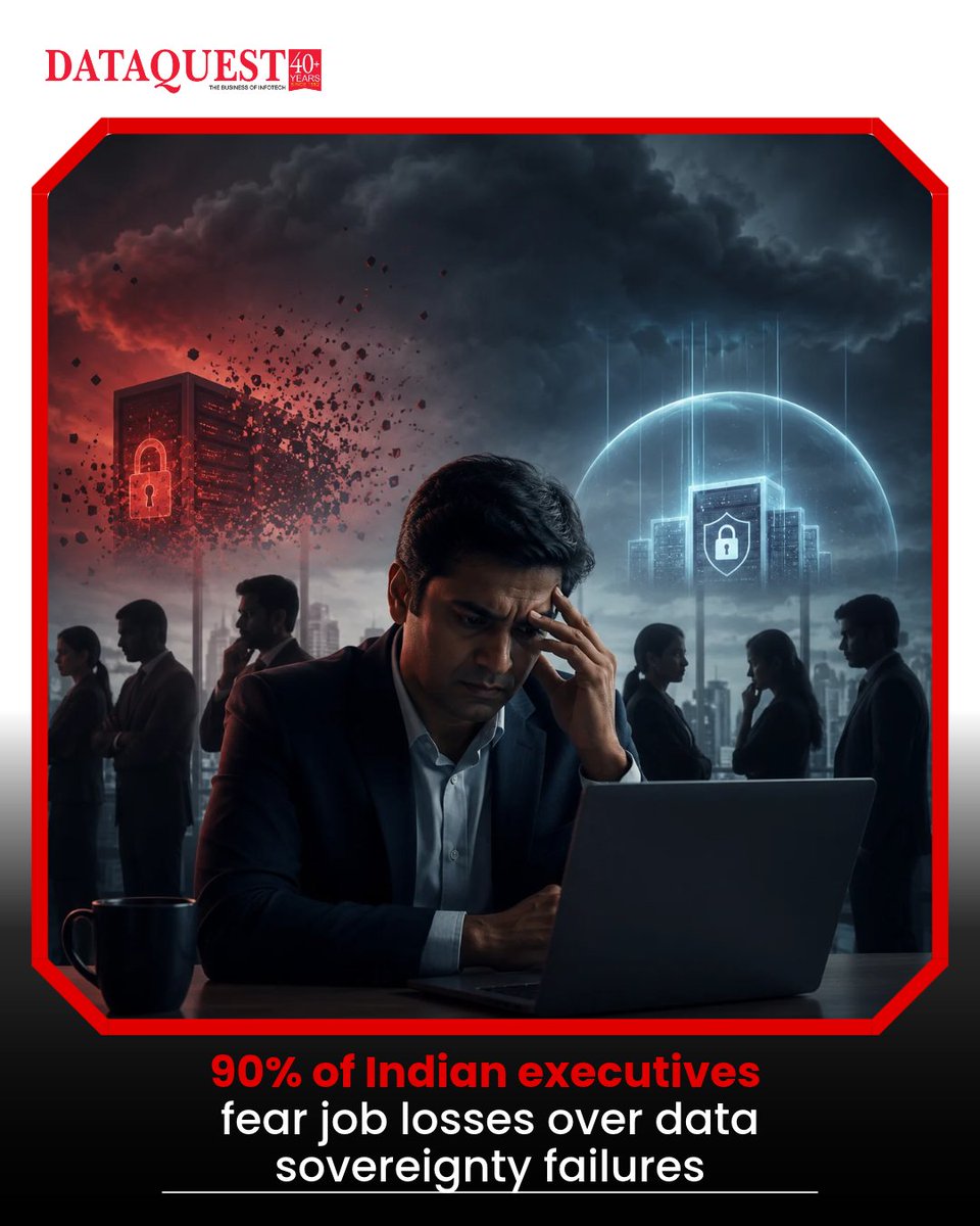dataquestindia's tweet photo. Data Sovereignty in India

An Everpure study finds that 95% of Indian enterprises see data sovereignty as a business concern, yet 57% still operate without a formal strategy. 

Read More: https://t.co/nCVLtdBStY

#Dataquest #Enterpure #DataSovereignty #Enterprise https://t.co/S3TEGH3FTl