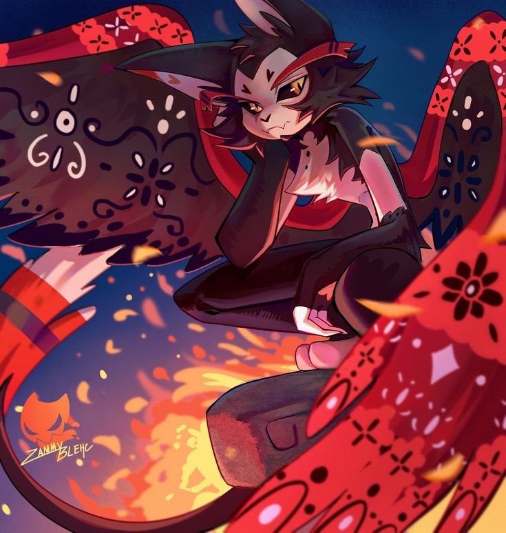 HorcajoJulia's tweet photo. Obra de @ZammyX1 
#hazbinhotel https://t.co/GSlmsTNAa7