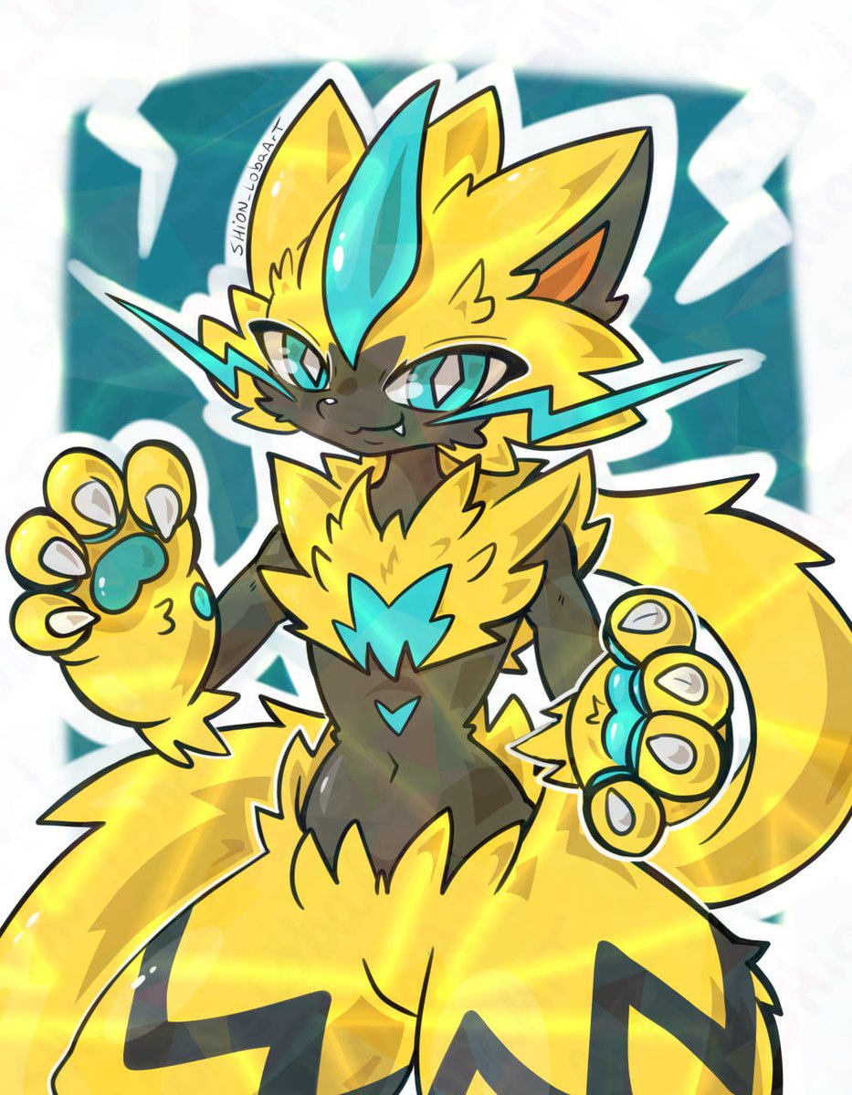 Shion_LobaArt's tweet photo. #zeraora https://t.co/Epk24jfCpd