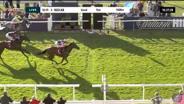 rebelsart's tweet photo. 🏆Two Winners🏆
Congratulations to Joanna Mason @jomason90 with a riding double as Nyman wins the Straight-Mile Series Final Handicap at Redcar @Redcarracing for trainer Roger Fell‼️🥇🏇🇬🇧
Beautiful ride Jo‼️💪
#winners #double #Redcar #horseracing #congratulations @NeilTho02681313 @Racingdauber @titchy34 @chipexpress @ConchitaMTurf @akira96643563