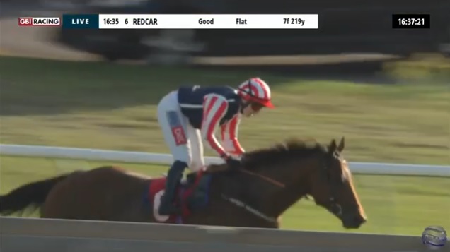 rebelsart's tweet photo. 🏆Two Winners🏆
Congratulations to Joanna Mason @jomason90 with a riding double as Nyman wins the Straight-Mile Series Final Handicap at Redcar @Redcarracing for trainer Roger Fell‼️🥇🏇🇬🇧
Beautiful ride Jo‼️💪
#winners #double #Redcar #horseracing #congratulations @NeilTho02681313 @Racingdauber @titchy34 @chipexpress @ConchitaMTurf @akira96643563