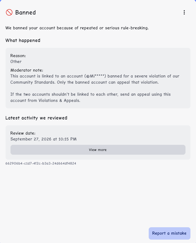 MisterGurba's tweet photo. I recently fell victim to a very complex hacking method involving a Steam invite. By accepting the invite, the hackers were able to gain access to my PC.

As a result, I lost around 400K Robux worth of value including silver king of the night, and the hackers uploaded NSFW images onto my account, which resulted in the account being banned. Now, all of my other accounts are also receiving enforcement bans.

This hacking method is extremely dangerous as they get access to everything on your pc including passwords for gmails and everything, this creates the possibility of your whole social identity being straight up wiped off any platform. As of 3 days ago I lost the first ever roblox account I ever created made in 2016 with many offsales from 2016-2019, I was already devastated when my first account that got hacked got banned but now all of my accounts as well as my brothers accounts are getting enforcement bans for apparently being linked to the original account that got banned. But basically as of right now, I got 2 accounts that got enforcement banned and my brother has 2 accounts that got enforcement banned for apparently being linked to the initial account that got hacked and banned.

I’m sharing this because I don't want this to happen to anyone else. Pls don't accept steam invites even if its a friend.

@KreekCraft @SharkBloxYT @highlywantedyt @4Lulzy (if anyone else is reading this please tag these people that I tagged) could you please look into this method and help spread awareness? I would not want people to fall victim to this same exact hack, as well as I want my story to be heard so I can create a more likely chance of getting unbanned, because as of right now, roblox has been stalling every single appeal i sent them. Also if you guys want proof of me getting hacked and my reaction, as the hackers were literally moving around my cursor and i got it on video.

If anyone has experience with this type of attack or knows how I can properly deal with the account/enforcement situation, please reach out.

Here is my youtube video explaining everything with more detail please show some love to it: https://t.co/1GNs8jcu6T

Please share this so others can be warned.

#Roblox #RobloxDev
