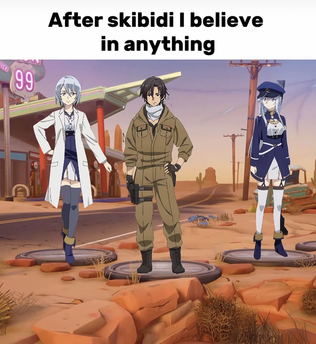 Binini_86's tweet photo. If it isn’t Season 2, I’ll take Eighty Six being in Fortnite. Let me see Shin hitting The Griddy or Something 🙏🏽 (I don’t remember who made this image) https://t.co/eYgzcyDc6x