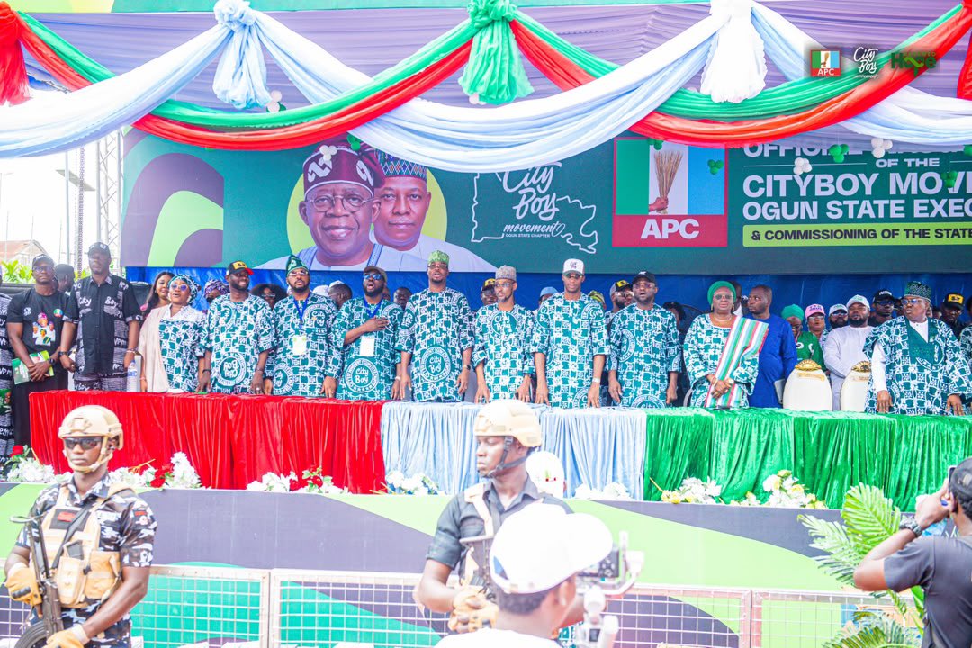 shoga_francis's tweet photo. Ogun State was agog today as we officially inaugurated the State Executives of the City Boy Movement and commissioned our State Secretariat (@cityboymovt_og) in Abeokuta. 

In my address, I charged the new executives to see this not as a title but as a call to serve. I told them our task is to take this movement to all 20 Local Government Areas, engage young people where they are, and build a disciplined, grassroots structure that will mobilize massively for the re-election of President Bola Ahmed Tinubu in 2027.

I sincerely appreciate the Deputy Governor of Ogun State, Her Excellency Engr. Noimot Salako-Oyedele, (@NoimotOyedele) who represented His Excellency Governor Dapo Abiodun (@DapoAbiodunCON), for her inspiring remarks and passionate support for the Movement. 

I also thank Senator Solomon Olamilekan Adeola (Yayi), @Sen_AdeolaYAYI our APC gubernatorial candidate, for highlighting President Tinubu's tangible impact in Ogun State - from the $7 billion Olokola Port MoU, to new federal universities and the Federal University of Medical Sciences. I must say, their presence and words gave us renewed energy and direction.

I specially commend our Ogun State Patron and Personal Assistant to the President on Special Duties, Alhaji Kamorudeen Yusuf (@KamorYusuf), for his firm leadership and sacrifice for this Movement in Ogun State. 

I also thank our national leadership, members of Ogun State Executive Council, our support groups, and the great Nigerian students who turned out in large numbers for your unbroken dedication and commitment.

Together, we will deliver #TinubuYayi

— Tosin Shoga