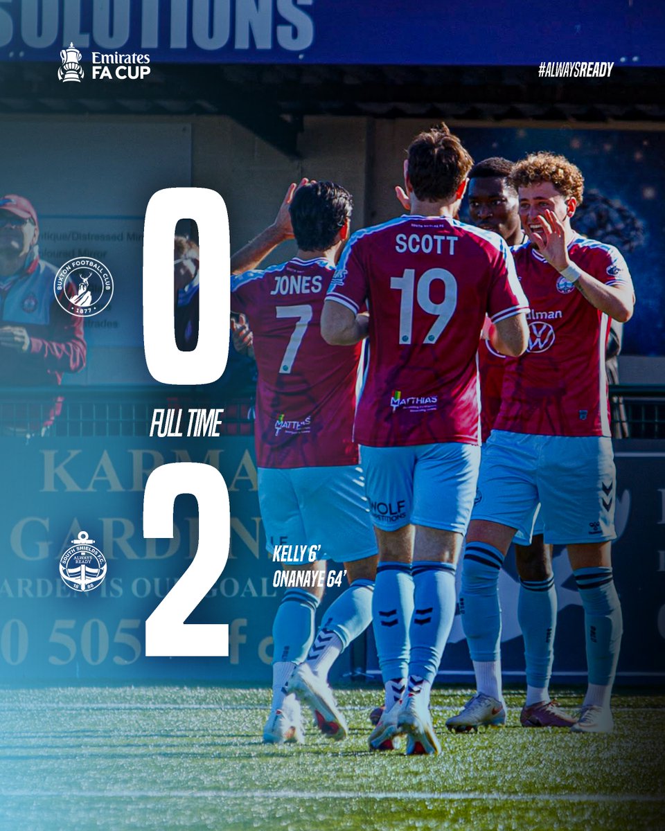 SouthShieldsFC's tweet photo. WE ADVANCE!!! 👏🏆

🔵 0-2 ⚓️

📸 @matt_bull44

#SSFC #AlwaysReady https://t.co/IRCdqJgmYu