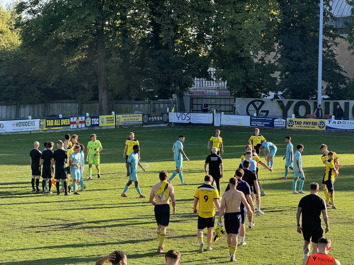 TadcasterAlbion's tweet photo. FT | Taddy 2-0 Albion Sports
Get in!!! A much needed three points for the Brewers to return to winning ways in the league.
Elliott Andrew & Curtis Senior scoring the all-important goals. A clean sheet too! 🙌
Well in boys! 💪
#ATAW 💛 https://t.co/s2LMM2fhzB