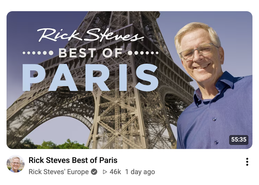 LKYMM23's tweet photo. France is burning and Rick Steves posts this just one day ago.
Talk about timing! https://t.co/EbVGM9ntmR