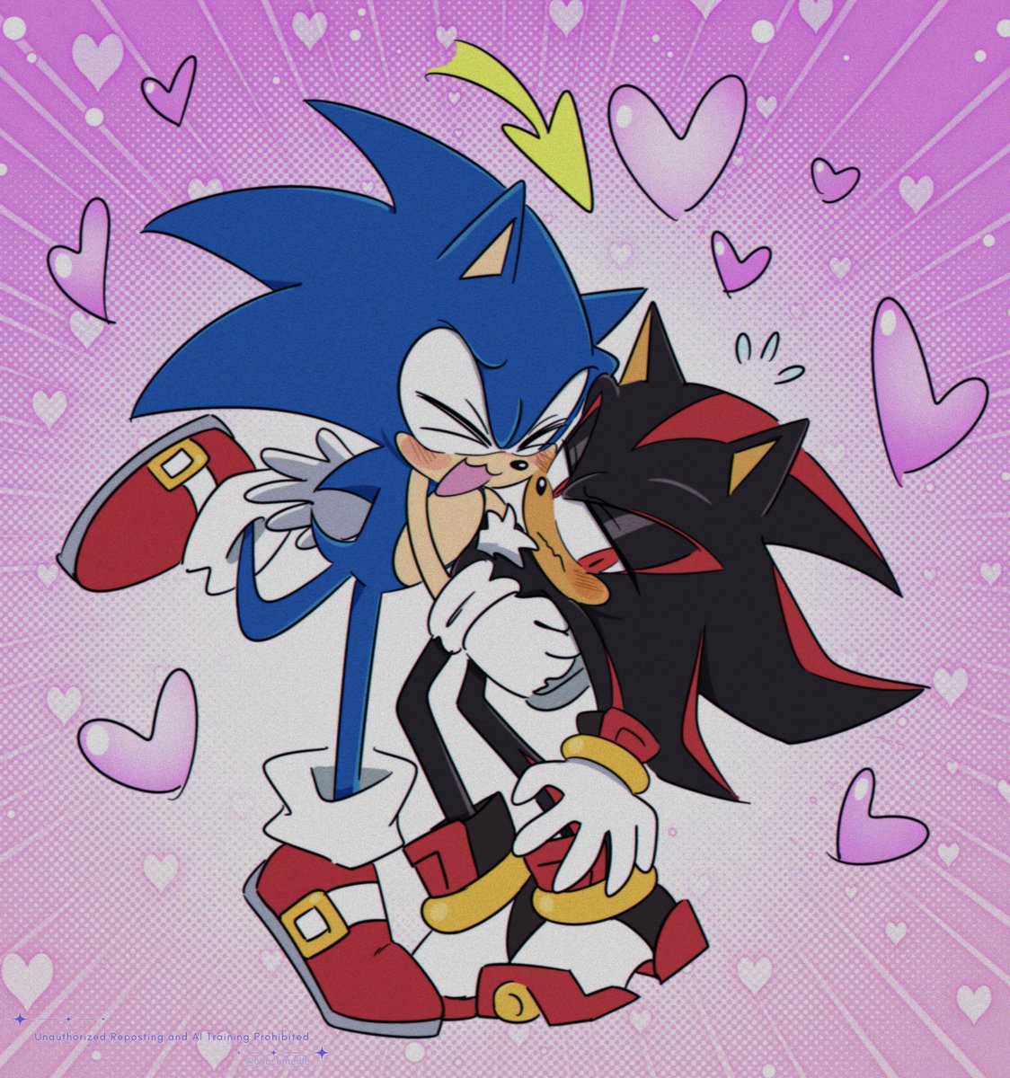 chocomeille's tweet photo. Sonadow! 💙🖤 https://t.co/MlU3lio9Af