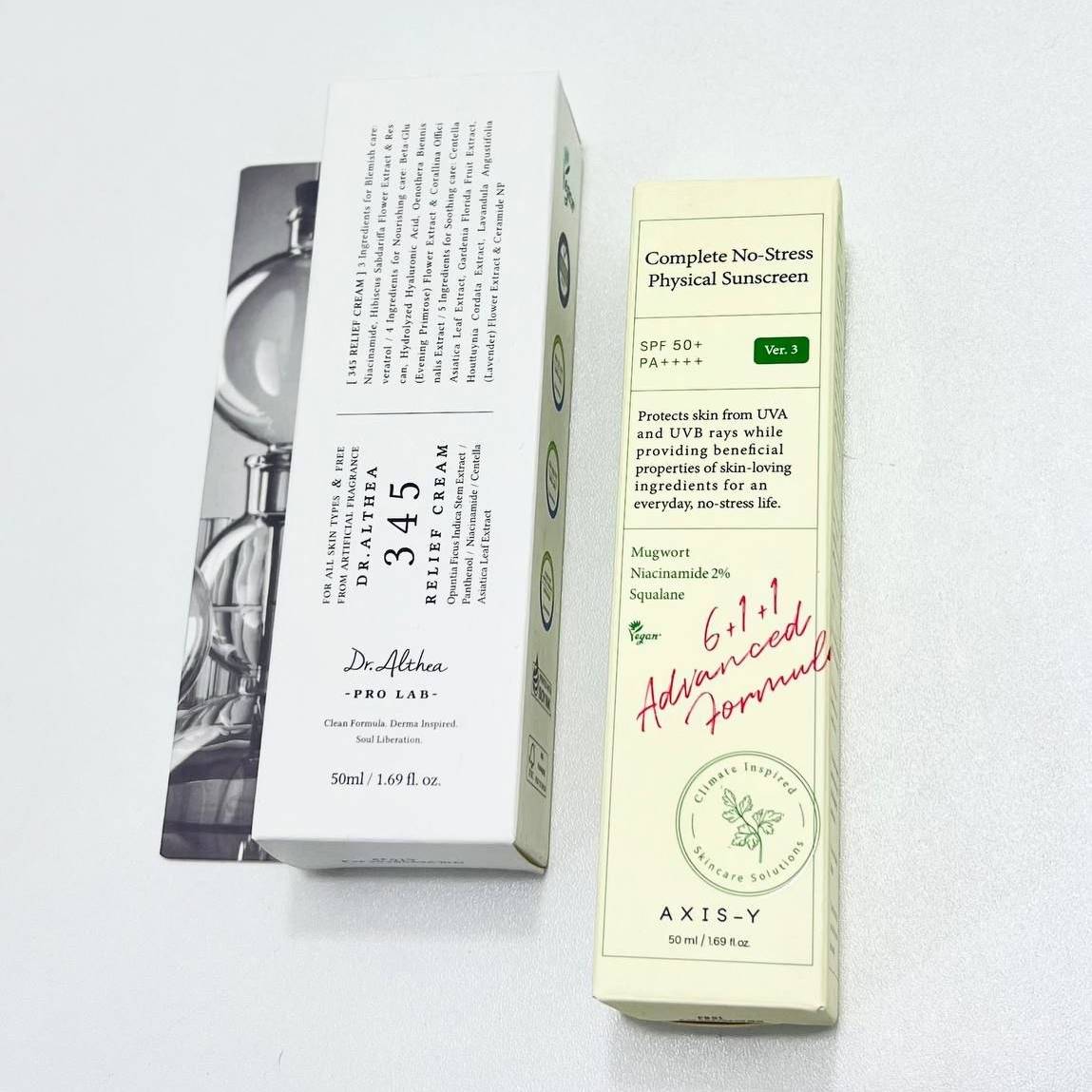 NikoRapper's tweet photo. Korean Protection &amp; Hydration Offer

A complete routine for calm, hydrated, and protected skin every day. Dr. Althea 345 Cream deeply hydrates and soothes redness and dryness. AXIS-Y Sunscreen provides strong protection and lightweight, non-greasy https://t.co/9oxVj5LcfT
