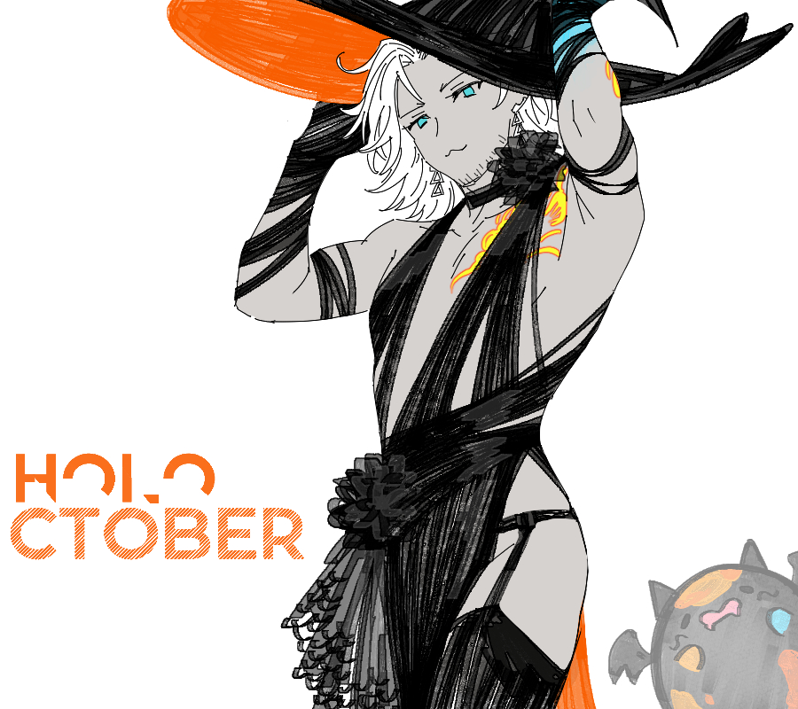 sinaliveatm's tweet photo. Dress : Mischievous WiwiWitch #holoctober #JosuijiArt https://t.co/KTPXpgErLd