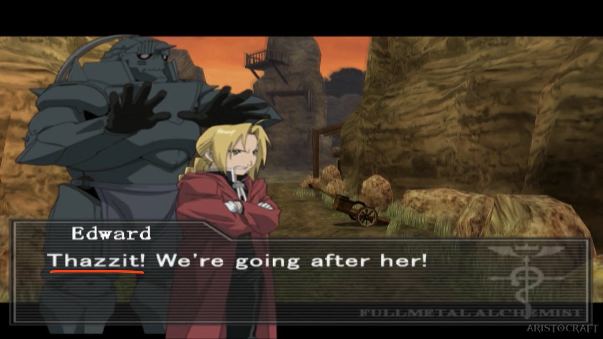 aceyyyswayyy's tweet photo. i love the fma game for giving eds dialogue like a little accent/dialect… if that makes any sense.. my southern ed propaganda 🥹 https://t.co/sp2xAjuS2o