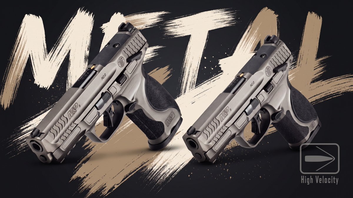 Hvgun835's tweet photo. The M&amp;P 2.0 Metal Compact gives up half an inch of grip, and in California it still holds 10 rounds, same as the Full Size. Same aluminum frame, optics-ready slide and flat-face trigger.

Both are back in stock at HVG. Come see them in Napa, California. #Napa https://t.co/I12ehjTwQP