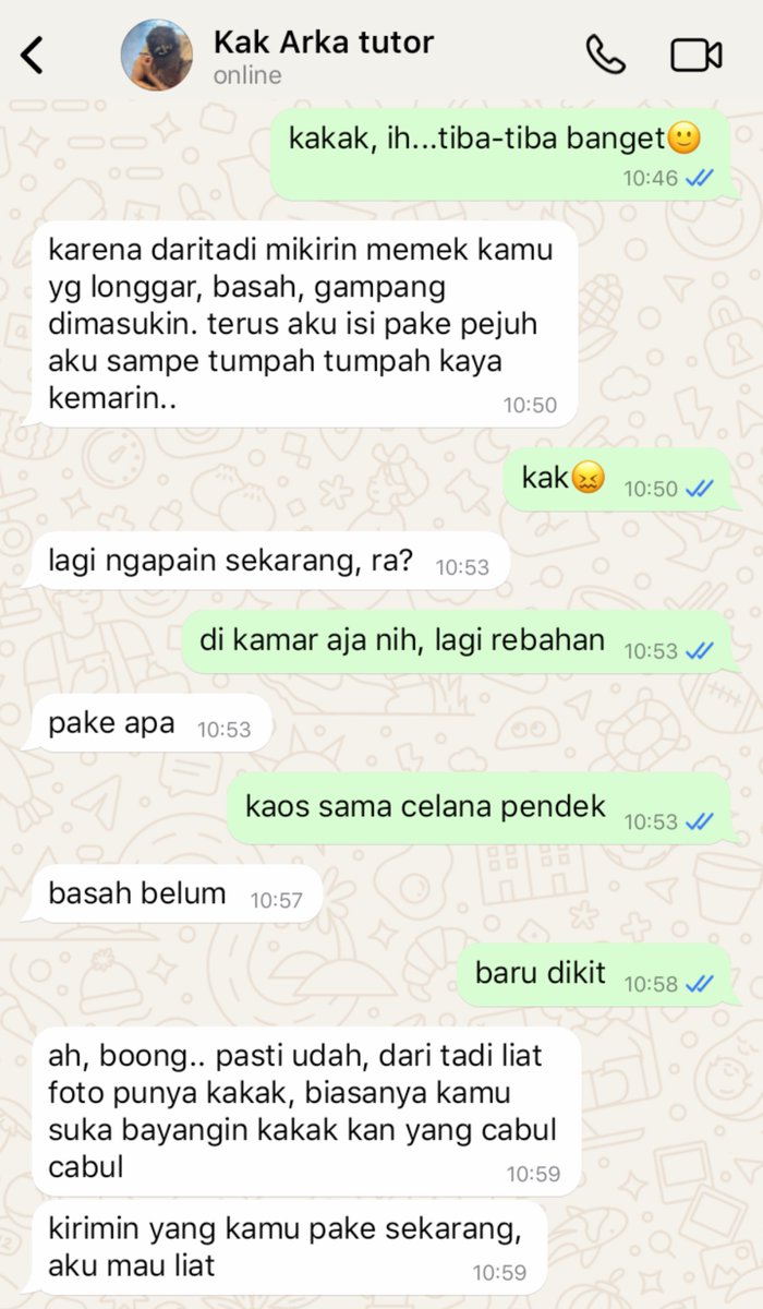 motochikarlyn's tweet photo. kakak_tutor_bikin_bocor.3gp 

Kakak tutor ganteng yang gelisah akhirnya ngechat murid kesayangan, karena kangen punyanya dimanjain. 

— bxg 21+ https://t.co/nJCwvMq8rC