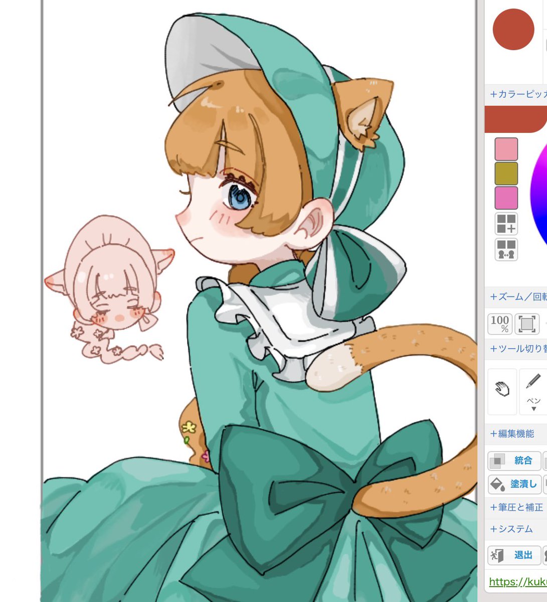 chctn_'s tweet photo. 今日の絵茶！ #oc https://t.co/gvd4pR4eTR