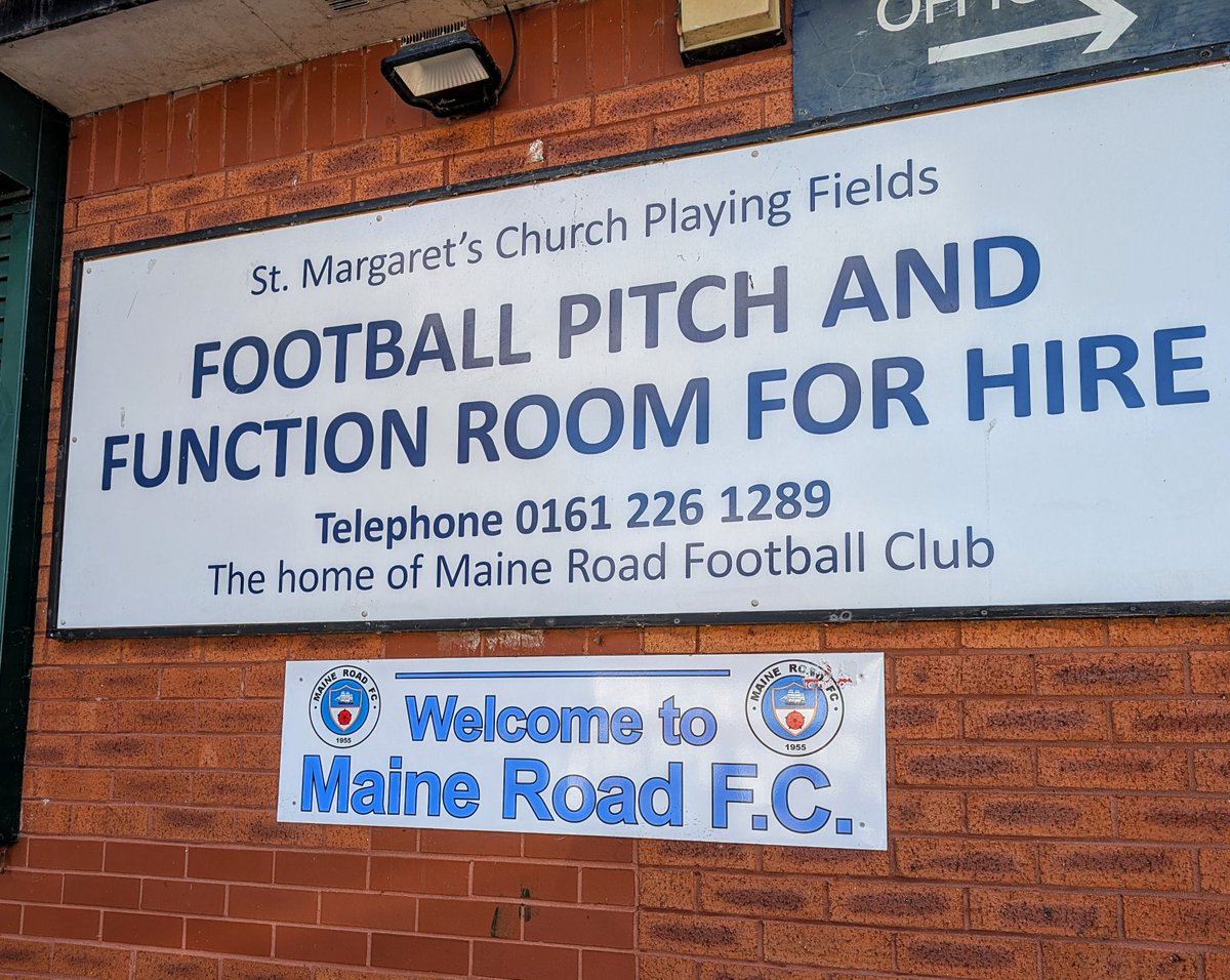 n_a_iwanicki's tweet photo. Saturday 3rd October 2026
Maine Road FC 1-2 Ashville AFC
@nwcfl First Division North
Ko 3pm
#groundhopping #nonleague
Ground 311
#UpTheRoad #utv
@MaineRoadFC conceded 2 early goals but improved afterwards. @AshvilleFC looked impressive. https://t.co/jllVn0pxuN