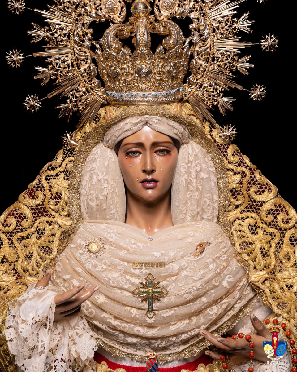 hdad_sanpablo's tweet photo. 📌 𝐂𝐮𝐥𝐭𝐨𝐬 | Ntra. Sra. del Rosario Doloroso ya se encuentra en su altar efímero, dispuesto para la celebración de los cultos en su honor.

#SomosSanPablo https://t.co/JsV7mJZmT5