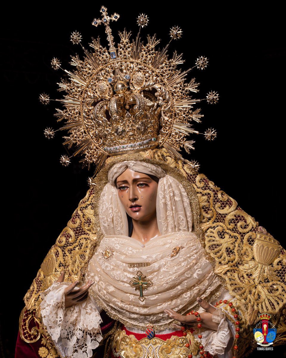 hdad_sanpablo's tweet photo. 📌 𝐂𝐮𝐥𝐭𝐨𝐬 | Ntra. Sra. del Rosario Doloroso ya se encuentra en su altar efímero, dispuesto para la celebración de los cultos en su honor.

#SomosSanPablo https://t.co/JsV7mJZmT5