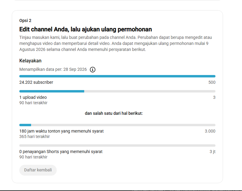 botakjiperr's tweet photo. Hi @TeamYouTube @YouTubeCreators , I’m experiencing an issue with my YPP watch hours. One of my videos has 26,777 views and 183.6 hours of watch time, https://t.co/46HSOYKxm7
