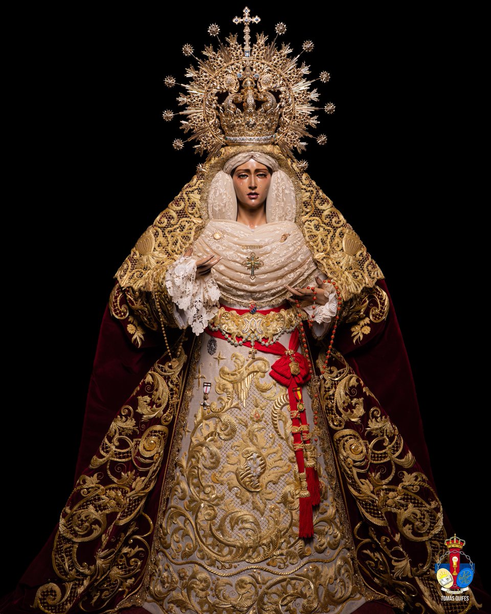 hdad_sanpablo's tweet photo. 📌 𝐂𝐮𝐥𝐭𝐨𝐬 | Ntra. Sra. del Rosario Doloroso ya se encuentra en su altar efímero, dispuesto para la celebración de los cultos en su honor.

#SomosSanPablo https://t.co/JsV7mJZmT5
