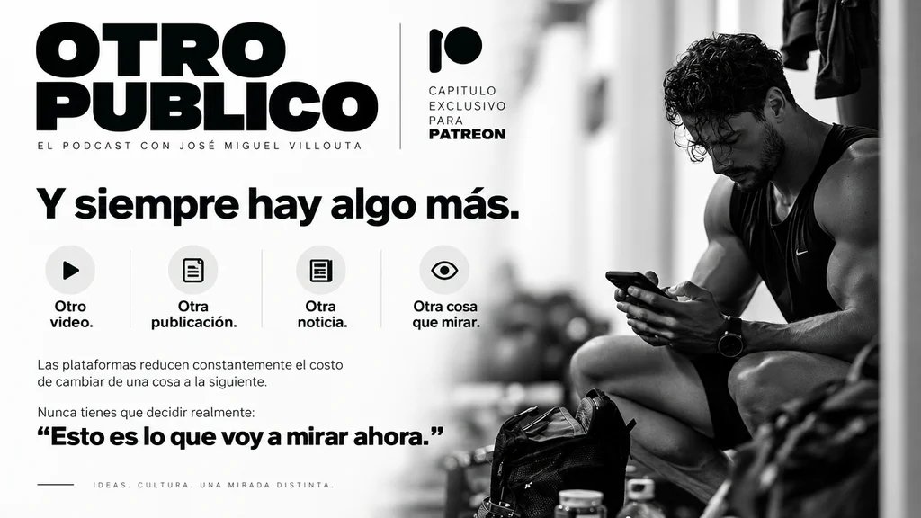 villouta's tweet photo. 1/4 Abriste el teléfono para hacer algo.
Veinte minutos después, lo único que no apareció fue ese algo.
No necesariamente decidiste pasar veinte minutos ahí.
Simplemente nunca apareció un momento claro para decidir salir. https://t.co/bperZrURHS