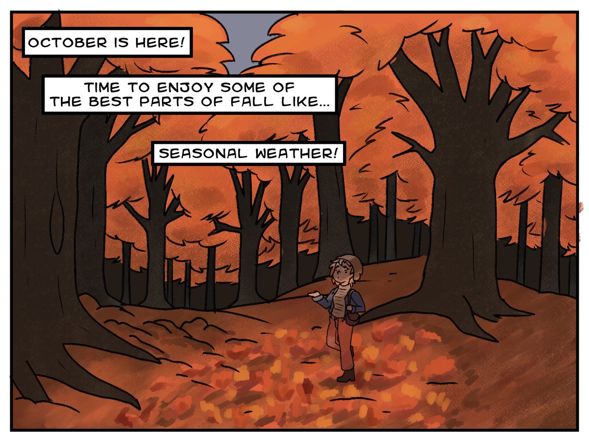artofbrahm's tweet photo. October is here! 🍂🎃#comics https://t.co/ruQk5KhC1T