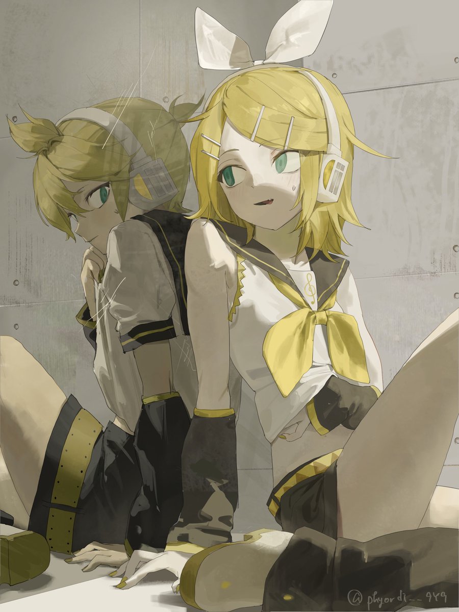 phyordi__9Y9's tweet photo. 鏡音 https://t.co/HlAeZJQiyv