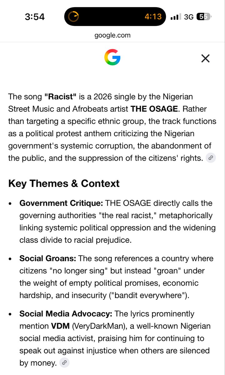 iamtheosage's tweet photo. The Afrobeat/Hiphop song titled “RACIST” by The Osage, isn’t just a song but an Anthem for all Nigerians that want a better government. #theosage #nigeria #PoliticalCampaign https://t.co/KJ9tqgK2jC