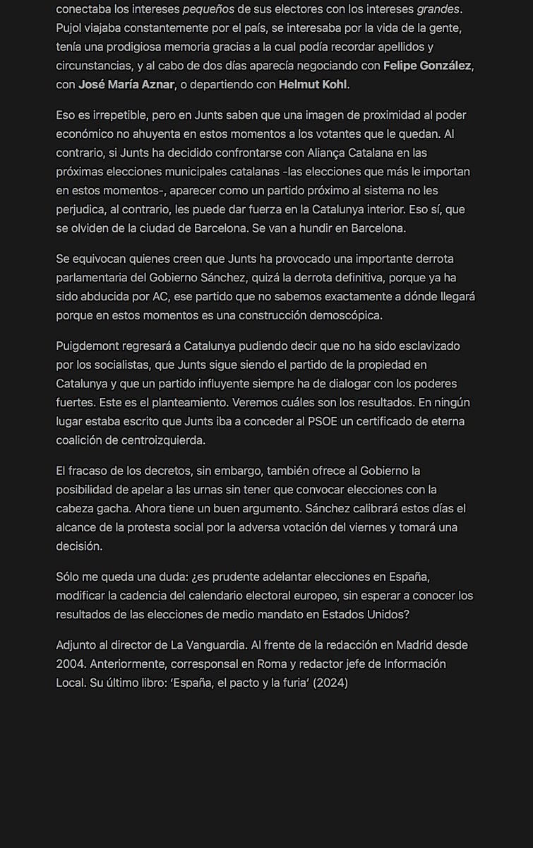 iembat's tweet photo. Anàlisi acurat d'Enric Juliana, avui a La Vanguardia: https://t.co/rjBNM1lXNL https://t.co/FIQBahK4NL