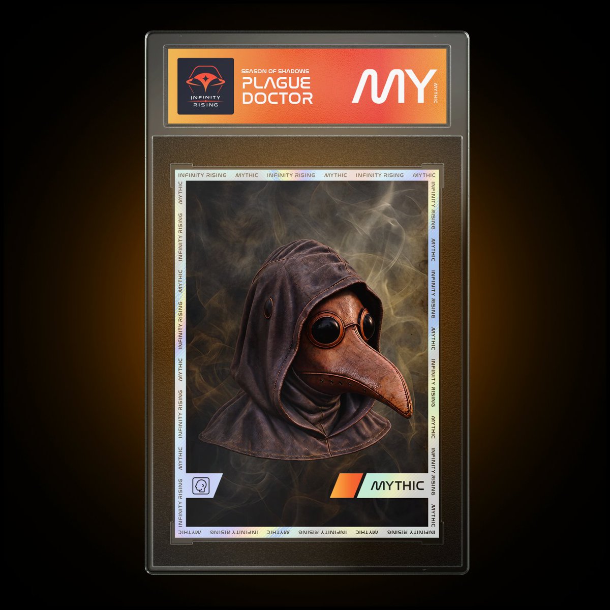 InfinityRisingX's tweet photo. Shadows don't last, but what you own does. The Season of Shadows collection is live in the store, and the doctor is in. The Plague Doctor, Mythic apparel, yours to keep long after the season turns. https://t.co/E9LIx7VFBv https://t.co/cMgbjzXHPl