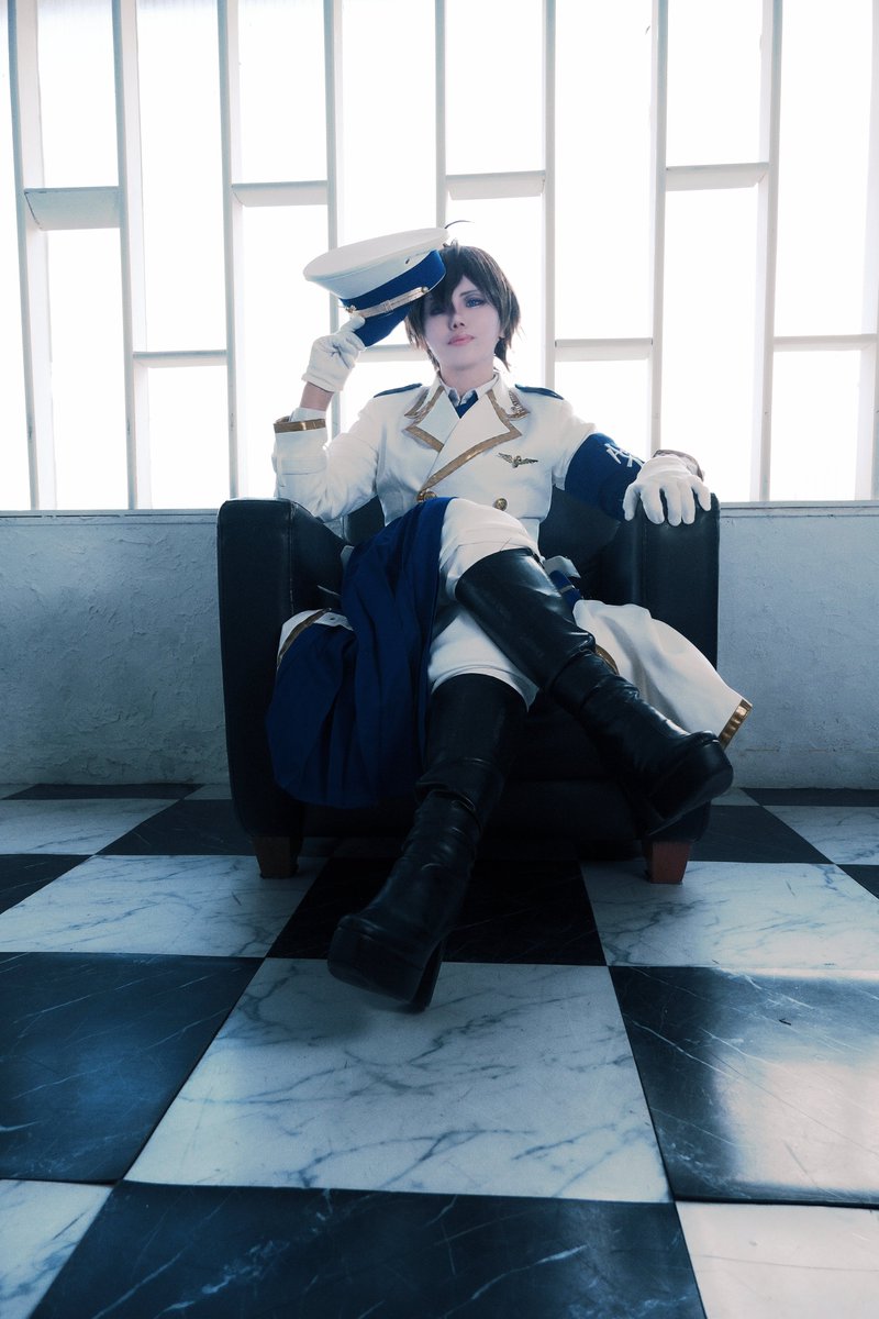 hi_zu_me's tweet photo. 【cosplay】DOLLS 🔫 御子柴笑太
❝特刑 総隊長 ❞

📸 @chi_hayaa 
#ヒヅメ装 https://t.co/AOiRrjtyV4