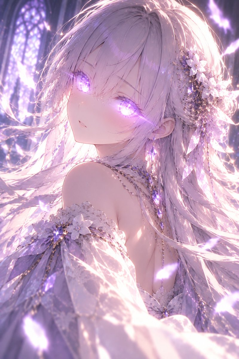Rinel0831's tweet photo. エリゼは実はアメジストの精霊でした。
……という、夢。

#AIart https://t.co/XNl0mPleEi