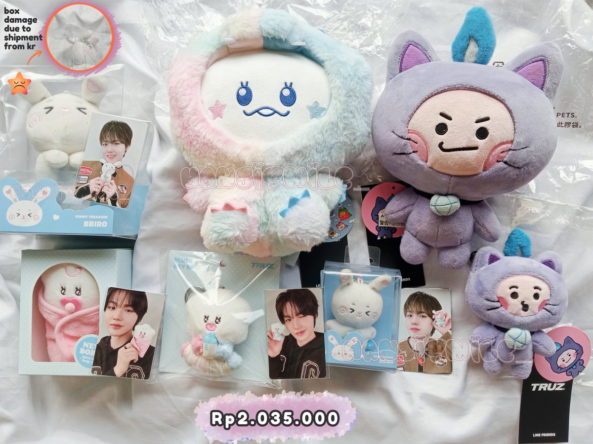 hanjismile_'s tweet photo. wts take all truz

⟢ som dragon sitting doll
⟢ som newborn doll &amp; keyring + pc
⟢ bbiro keyring &amp; monitor plush + pc
⟢ chilli bc kr &amp; medium doll

📍 ina
✓ unsealed, goodcon
✓ shopee/manual
✘ exc fee adm &amp; pack https://t.co/IpsXUo4eYE
