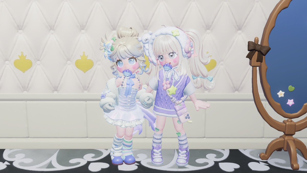 Maple_heartpia's tweet photo. 色コーデ組み合ってみた💜❤️💚🤍🤎 https://t.co/BjWb3sDBvk