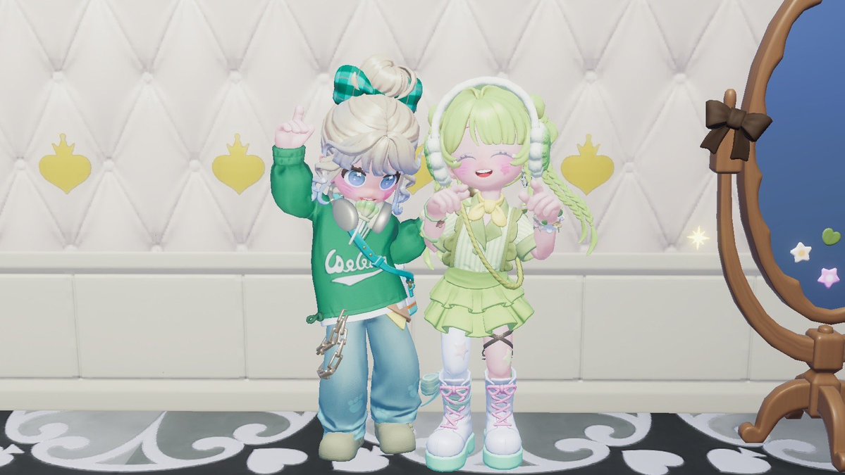 Maple_heartpia's tweet photo. 色コーデ組み合ってみた💜❤️💚🤍🤎 https://t.co/BjWb3sDBvk