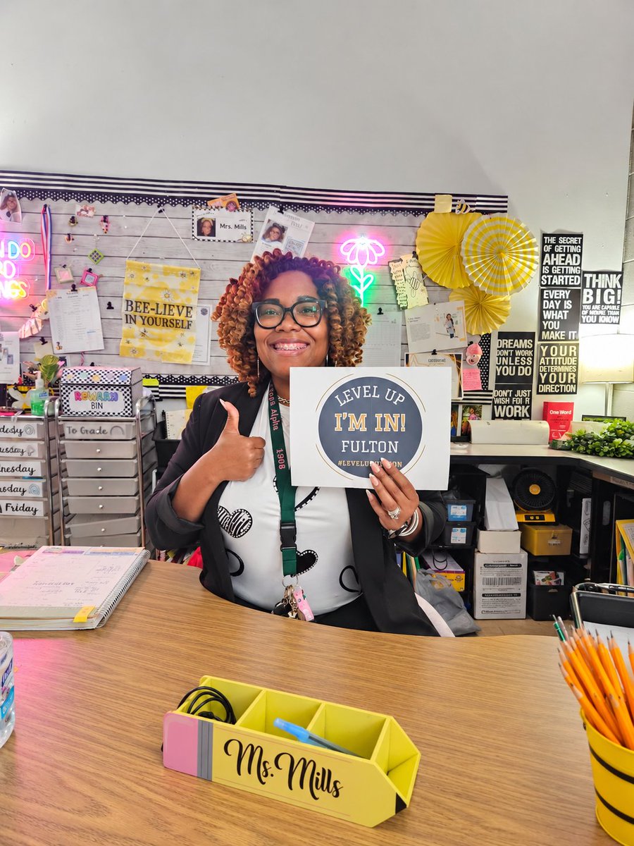 MrsK_Mills's tweet photo. Excited to officially be part of the Level Up Fulton Cohort! π Our 1st course is in the books, and whew, I learned so much about myself as a leader!
Ready to LEVEL UP, and see where this journey takes me! β¨
#LevelUpFulton #AlwaysGrowing https://t.co/n1vBDms5bM