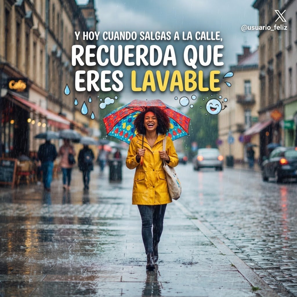 clioyniki's tweet photo. Y hoy cuando salgas a la calle,recuerda  que eres lavable.
#pensamientodia https://t.co/9rvj2UvhCJ