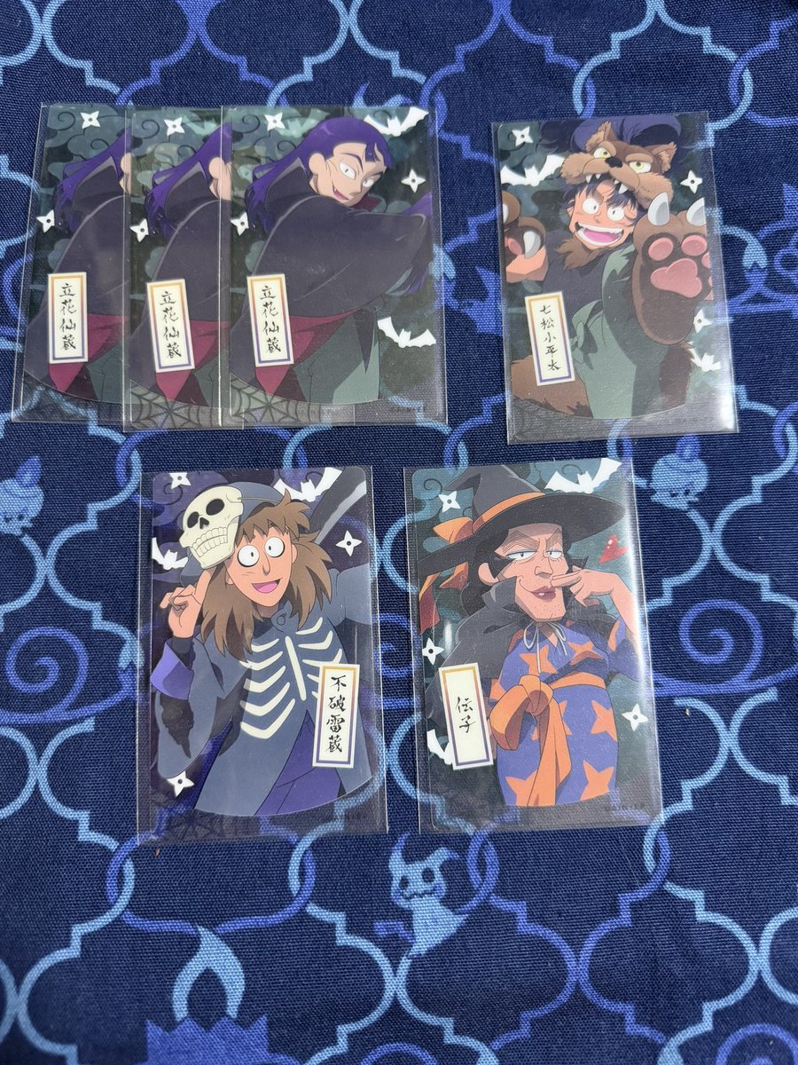 kurukabc's tweet photo. 忍たま アニメイトカフェ アニカフェ DECOTTO クリアカード交換 譲渡

譲:☆立花、七松、不破、○伝子

求:善法寺1点
>>>定価＋送料

郵送でのお取引のみ。
譲渡の場合、☆は○を合わせてのお迎え必須（無くなり次第無印）
初回お取引の場合、@SITORII2 のプロカのご確認をお願いいたします。 https://t.co/IrFhRMTgO6