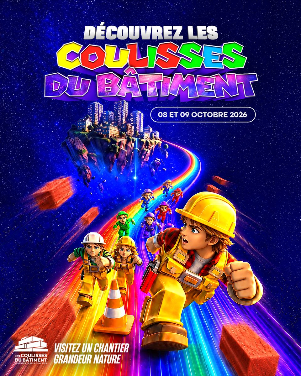 FFBatiment's tweet photo. Dans 5 jours : 250 chantiers ouverts dans toute la France.

Les 8 et 9 octobre des professionnels du #bâtiment ouvrent leurs chantiers et ateliers pour faire découvrir leurs #métiers à celles et ceux qui cherchent leur voie : collégiens, lycéens, étudiants, demandeurs d'emploi.
Un secteur qui recrute et qui se transforme.
Pour en savoir plus ⤵️
https://t.co/HT7f1is0Np

#CoulissesDuBatiment