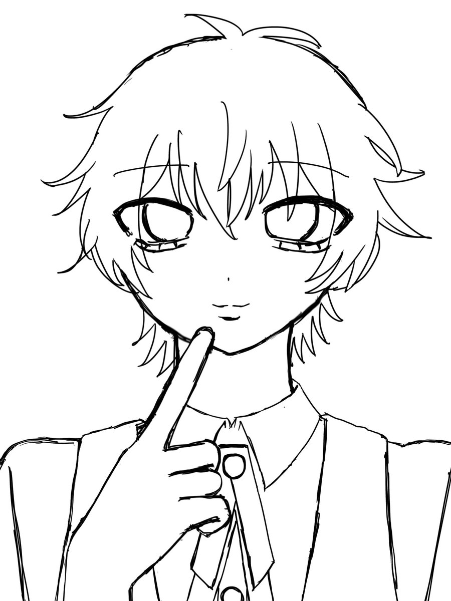 Biseibutu538655's tweet photo. 線画完成しました✨
 #イラスト  #デジタルイラスト  #イラスト練習中  #オリキャラ  #オリキャライラスト  #線画  #絵描きさんフォロバ１００ https://t.co/UjftfXyMrJ