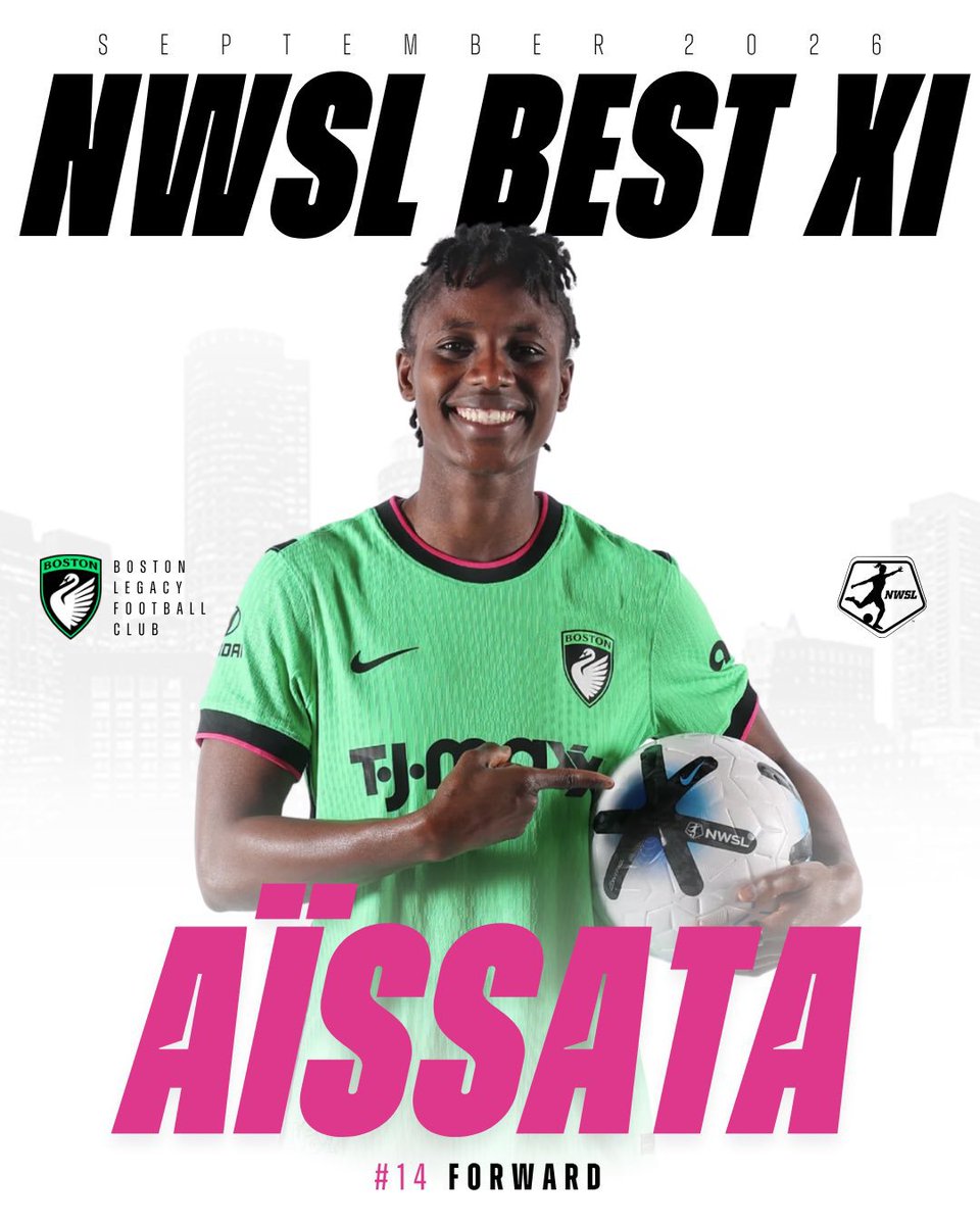 JWsports1's tweet photo. Aïssata Traore 3 goals in 3 straight matches in September sees the Malian make her first NWSL Best XI of the Month. 

She joins Banda and Chawinga in making the Best XI this year👇
 
🇿🇲 Barbra Banda (March, April &amp; May)

🇲🇼 Temwa Chawinga (May)

🇲🇱 Aïssata Traore (Sept) https://t.co/TNLJ4Yc8EU