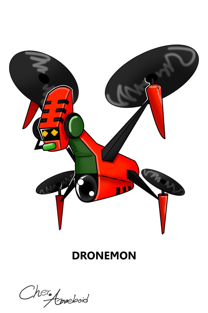 PRm4hWxdnCfBwft's tweet photo. Type: Cyborg&Machine
Baby I: Simmon
Baby II: Smartphonemon
Child: CCTVmon
Adult: Dronemon
Perfect: Secure-AImon
Ultimate: CyberArgusmon
#Digimon #DigimonTamer #originalchacter #originalstory #characterdesign #Digifake #DigimonFan #AmoeboidServer https://t.co/RPWDIuiD0t