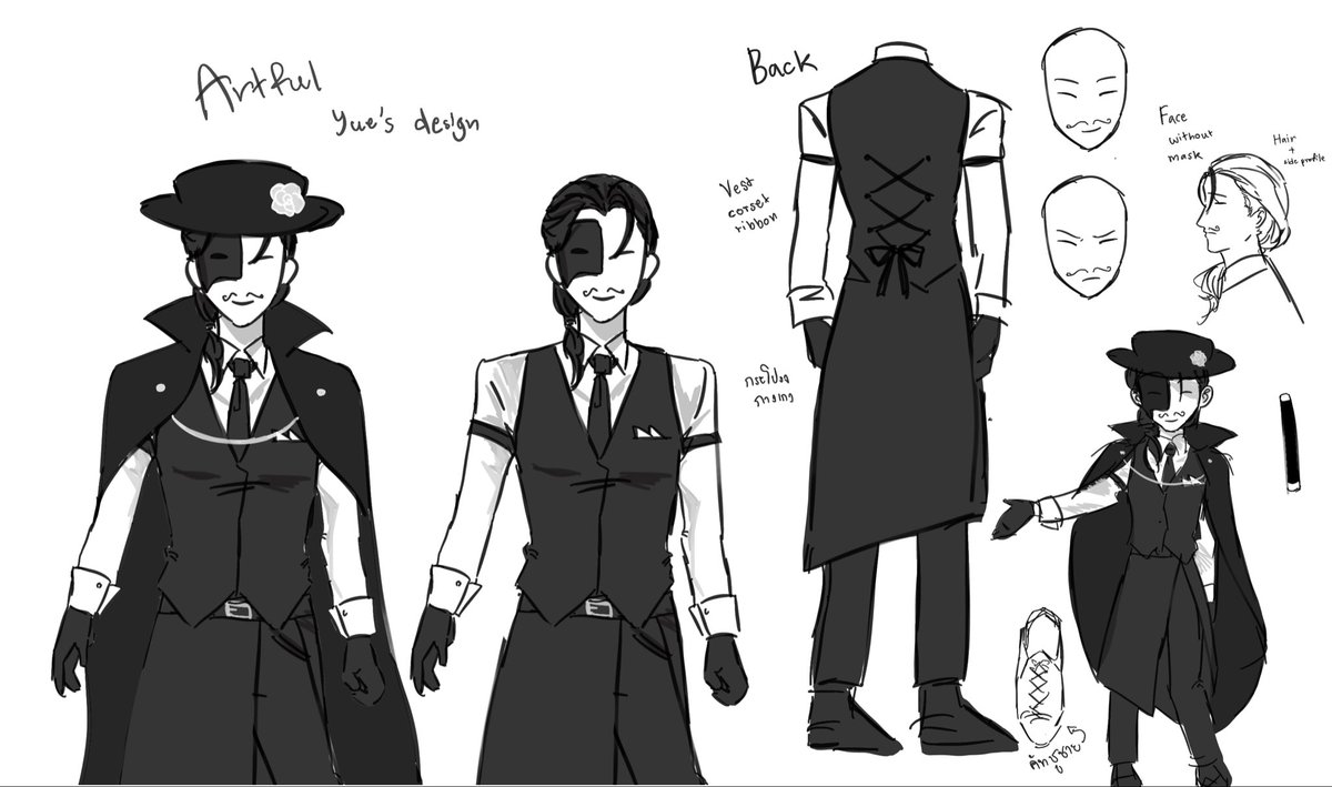 klouqi's tweet photo. Devesful ref sheet for myself https://t.co/aKmonUKemw